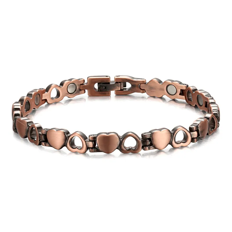 Damen-Magnetarmband, bunte Steine, magnetisches Armband für Frauen mit Magneten, verstellbares Magnetglieder-Armband