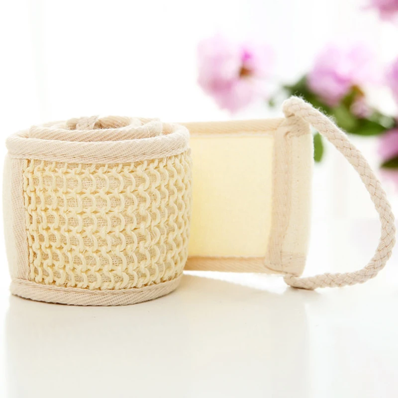 Exfoliating Loofa Back Strap Bath Shower Body Sponge Body Scrubber Brush Personal Washing Tools