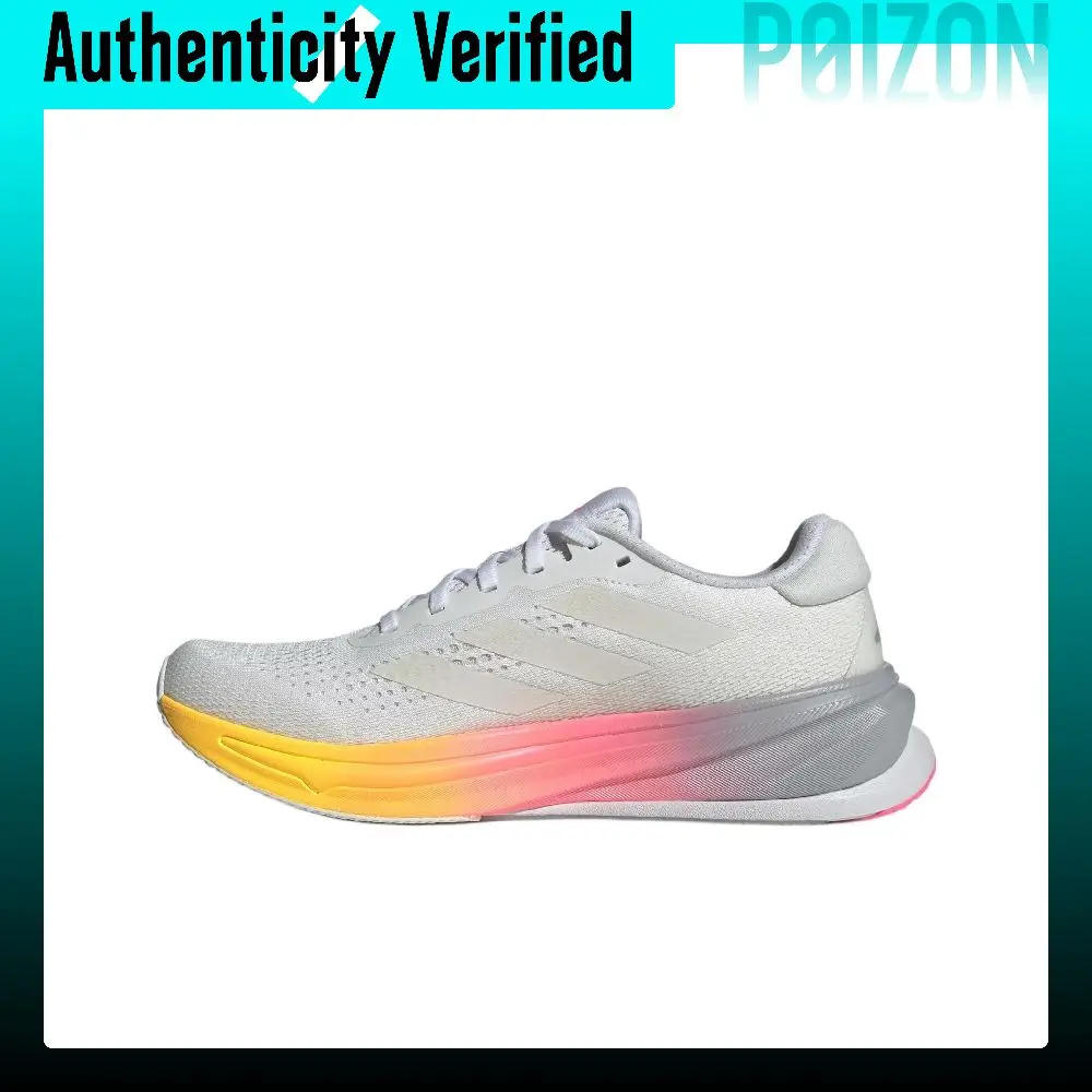 Adidas SUPERNOVA RISE Running Shoes Women's Low-top Cloud White/Crystal White/Clear Pink JH5200