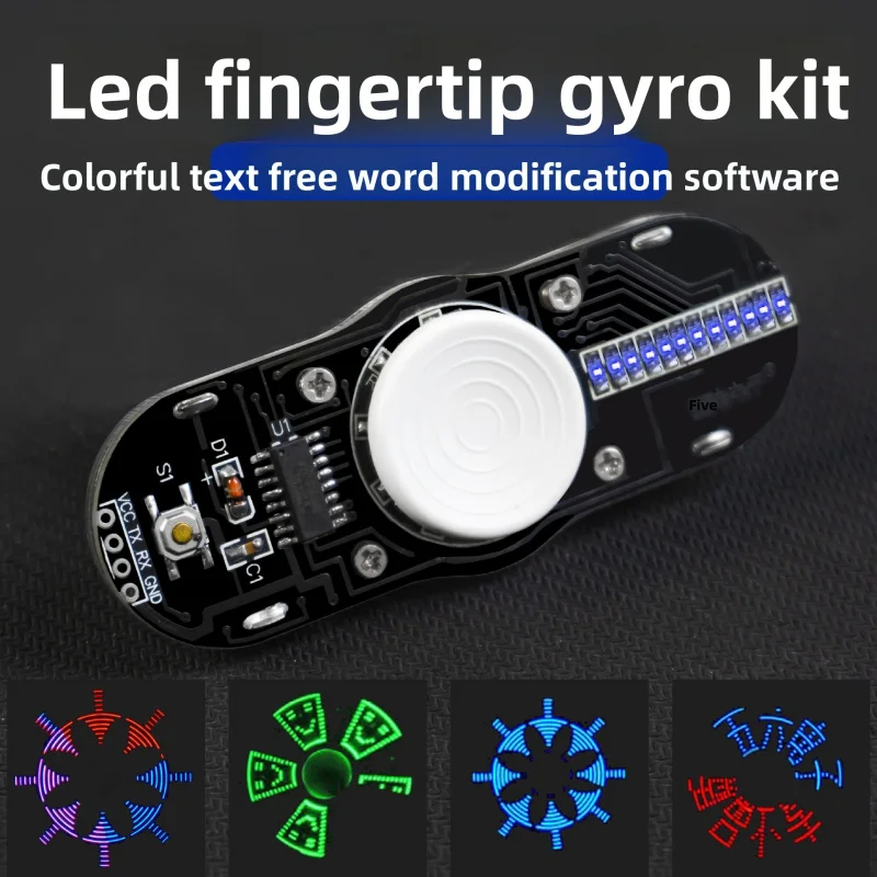 

Two PagesLEDGlowing Fidget Spinner Kit51Microcontroller Electronic DesignDIYWelding PracticeTJ-56-307