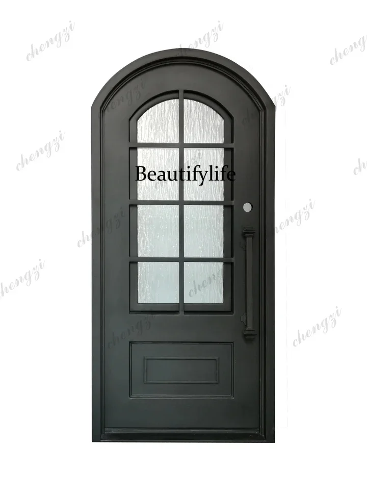 Y136  Customization Latest Design Iron Door Hinge Iron Front Door Iron Single Door Design