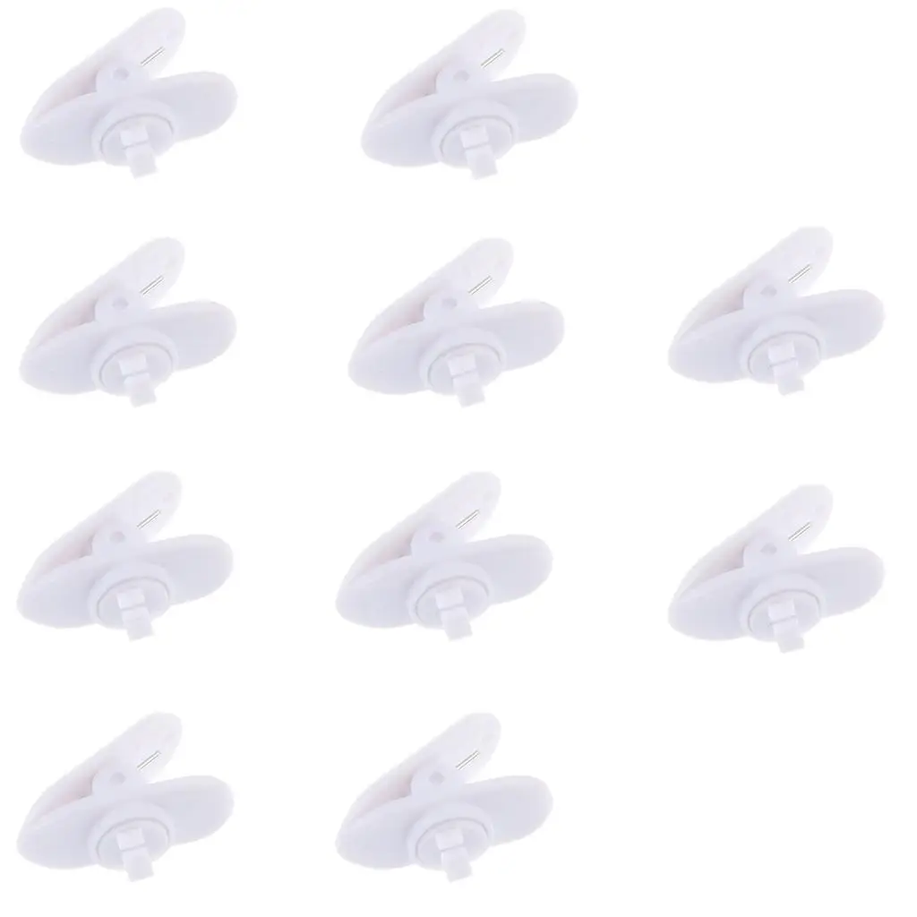 10 Pcs. Headphones Cable Holder Cable Clamp Cable clip and clamp for Headset Mic