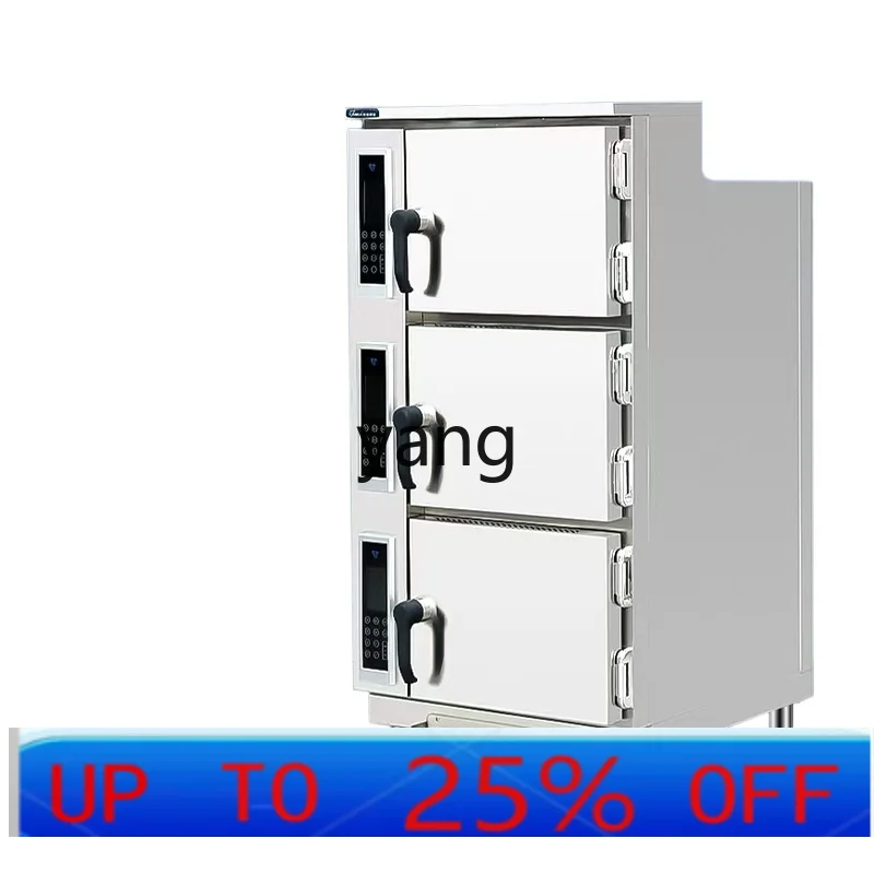 

CX commercial three-door seafood steaming cabinet hotel electric steaming cabinet