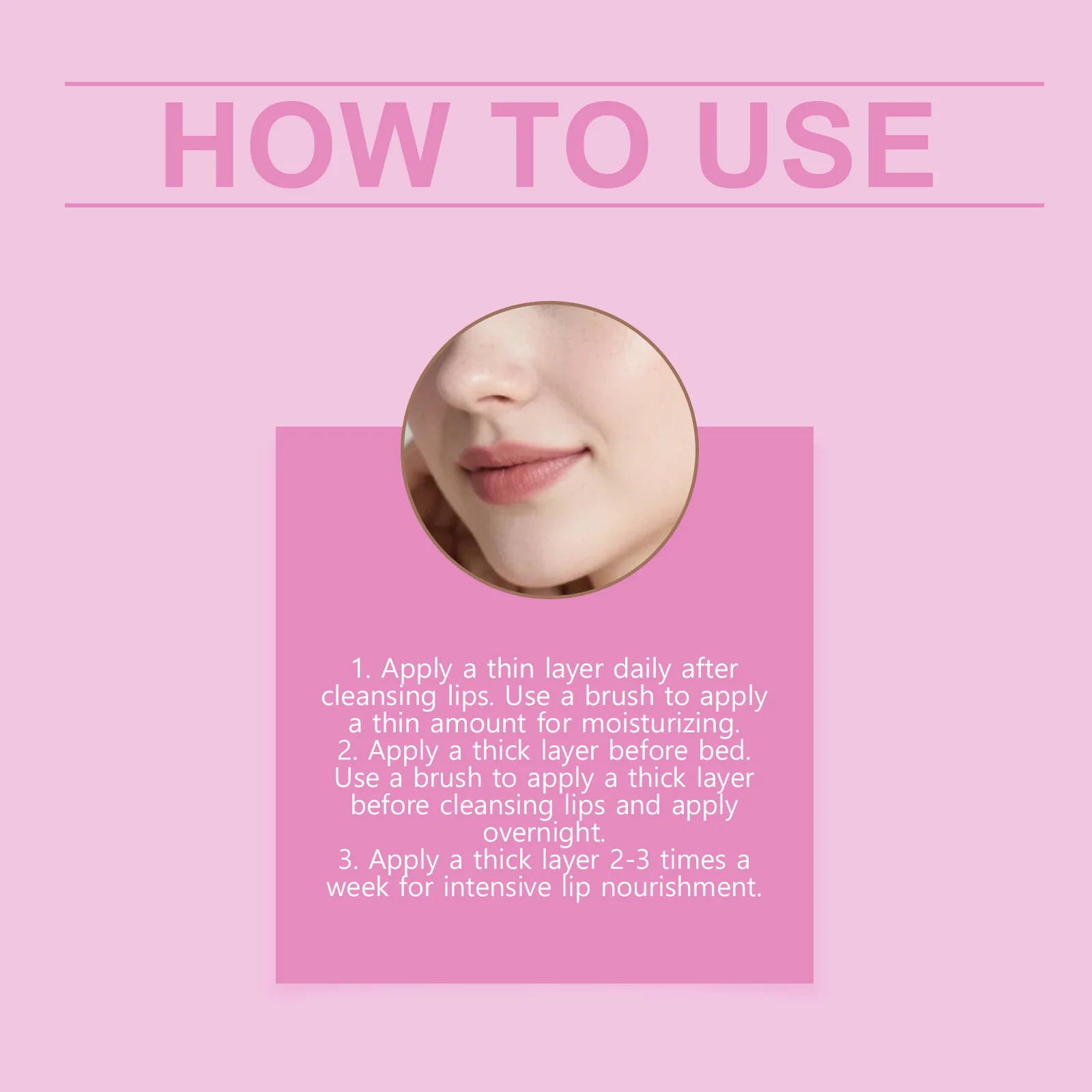 Lip Mask Deep Hydration Fade Lip Lines Repair Dry Chapped Lips Anti-Cracking Smoothing Lightening Soft Plumps Lip Sleep Lip Care