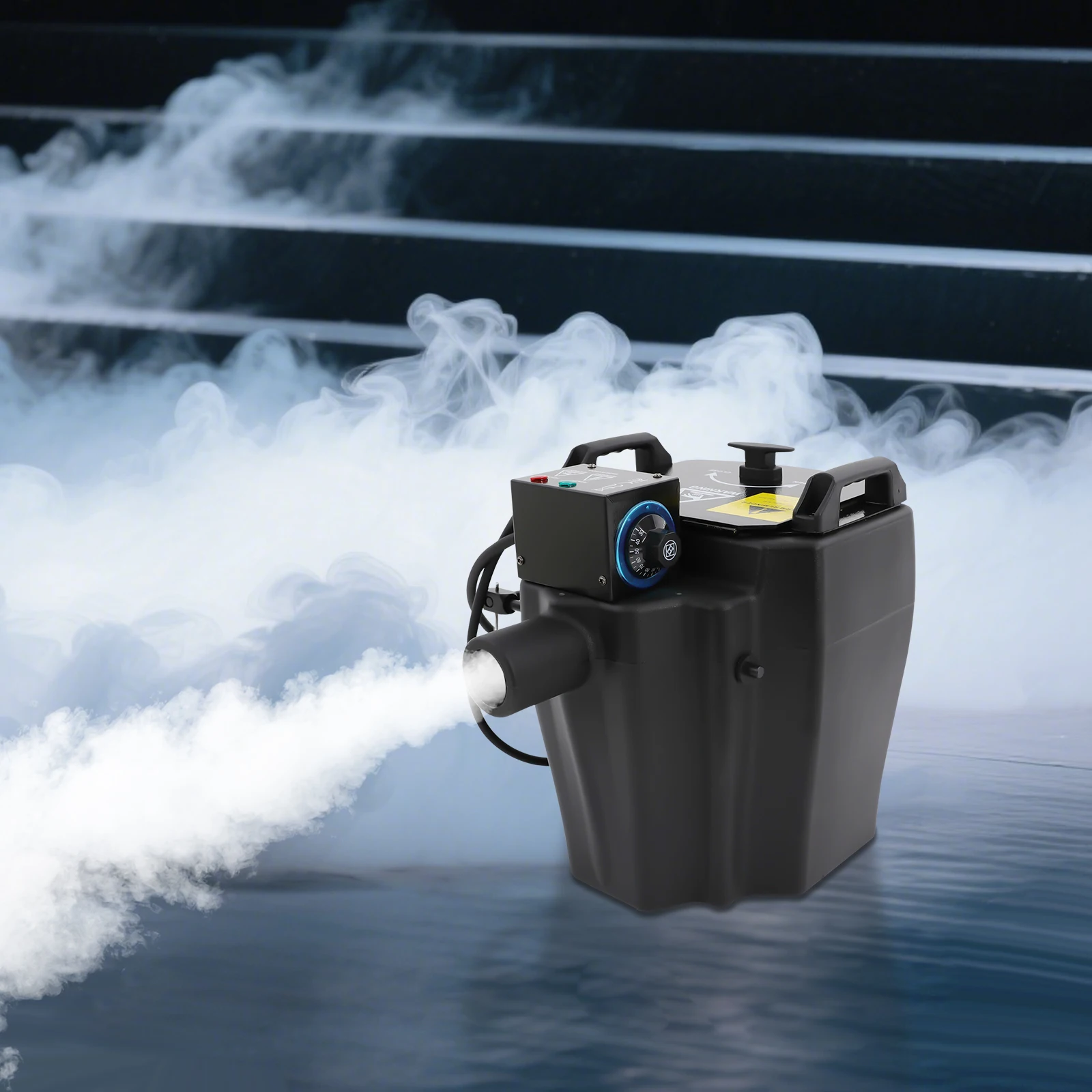 110 В машина для тумана с сухим льдом 3500 Вт сценический дымогенератор для вечеринки, свадьбы, DJ-клуба, машина с эффектом Хэллоуина