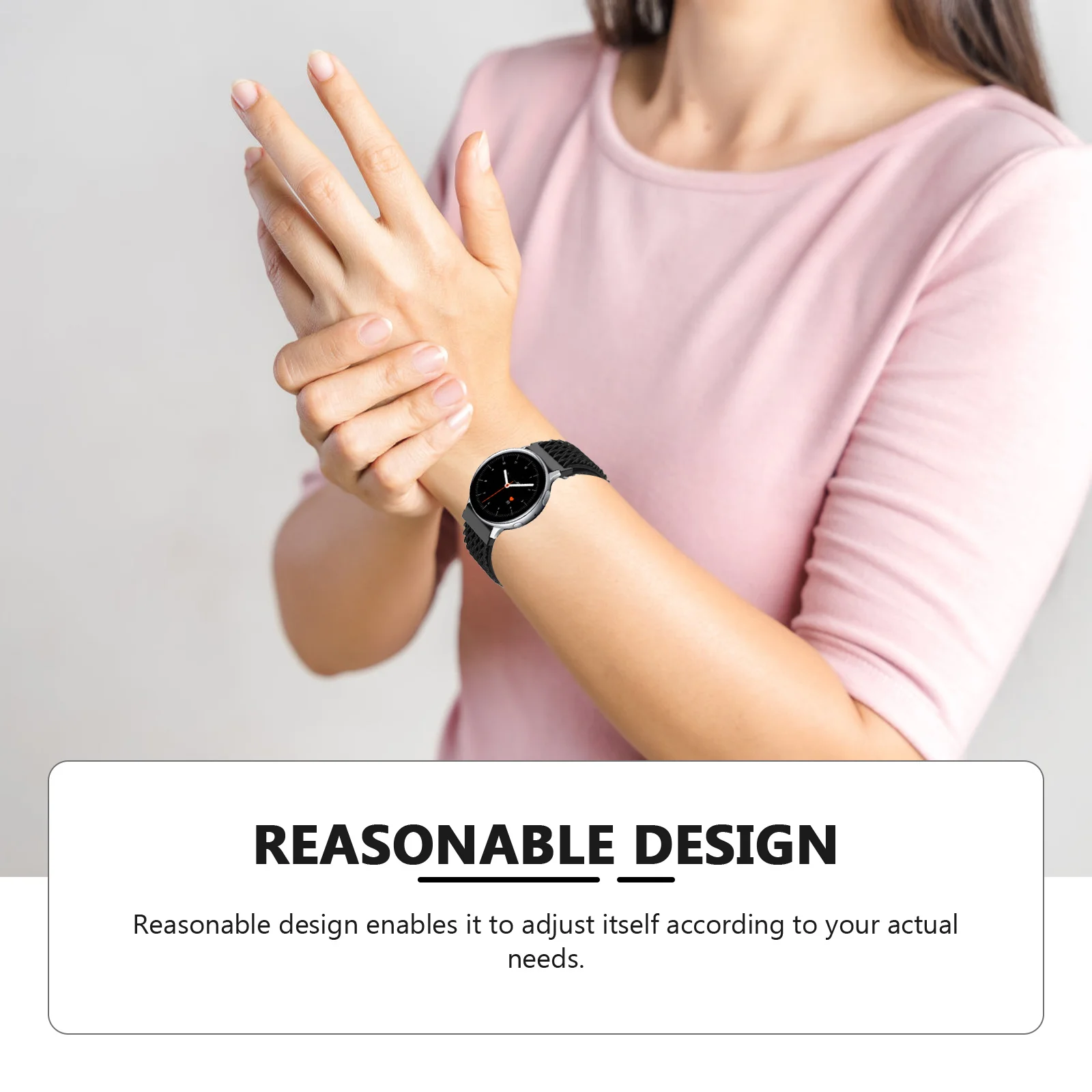 2Pcs Woven Watchband Stylish Breathable Replacement Strap Adjustable for Watch Accessories Watch Strap