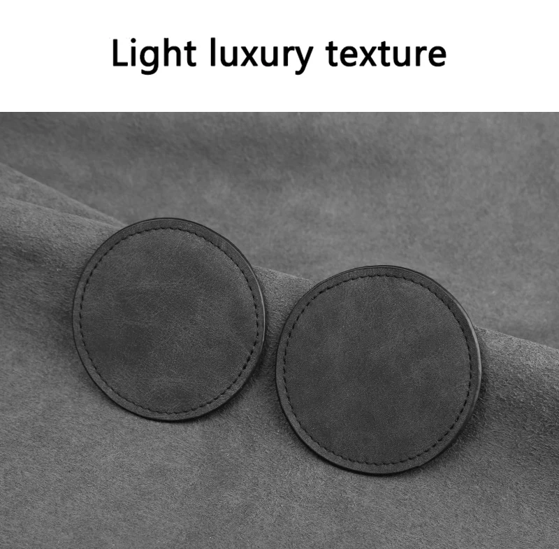 2 قطعة سيارة الجلد المدبوغ كوستر كوب ماء زجاجة حامل حصيرة لنيسان X-trail قاشقاي ملاحظة جوك سنترا باترول نافارا ميكرا ليف ألميرا #6