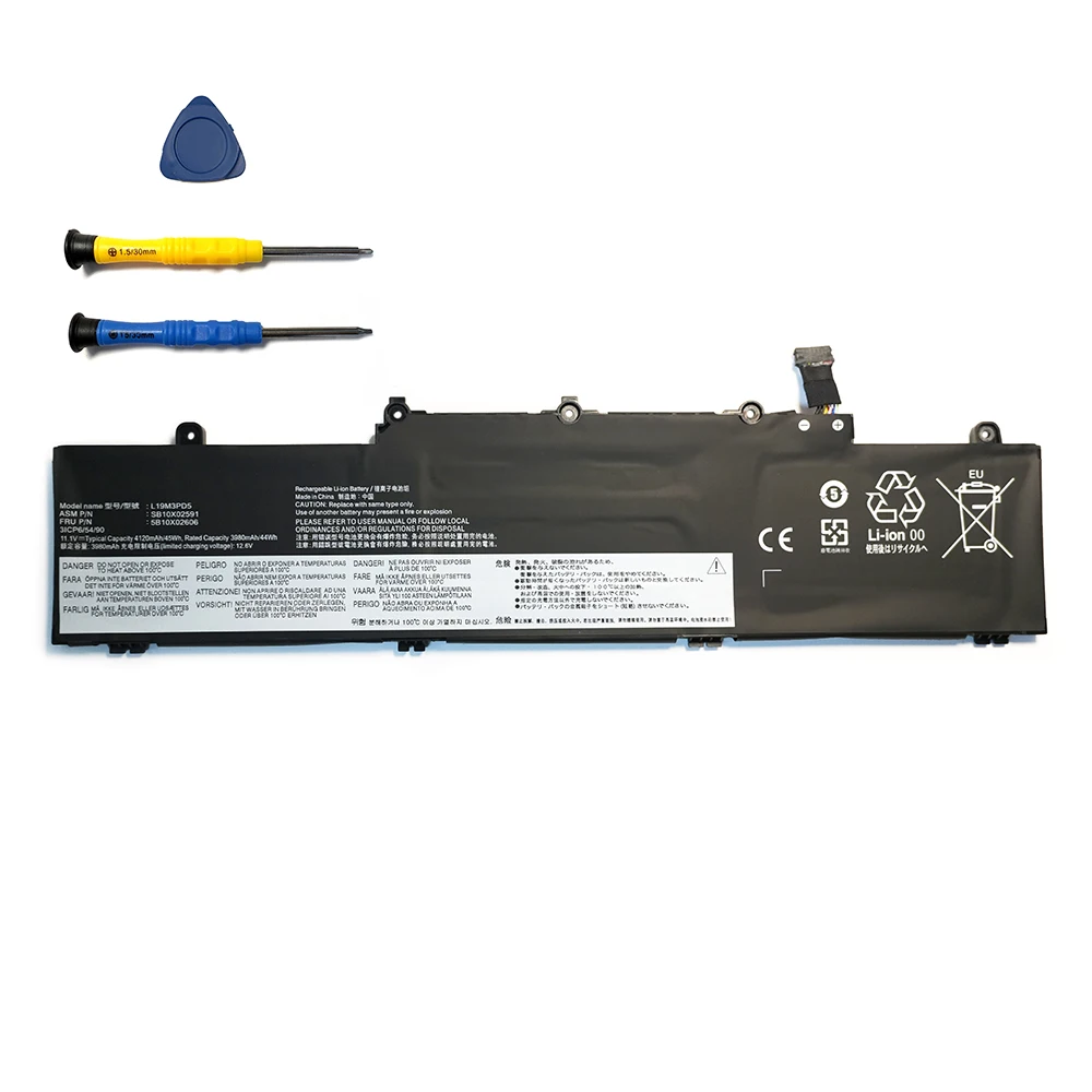 7XINbox L19M3PD5 11.1V 45Wh 4120mAh OEM Laptop Battery For Lenovo ThinkPad E14 E15 Gen 2 3 4 series L19C3PD5 L20C3PD4 L20M3PD4