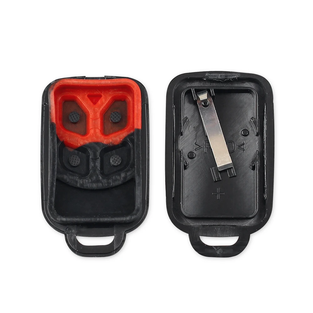 KEYYOU 4 Button +Panic New Car Key Case For Brazil For Positron PX32 Control Alarm Remote Key Shell With Key Pad