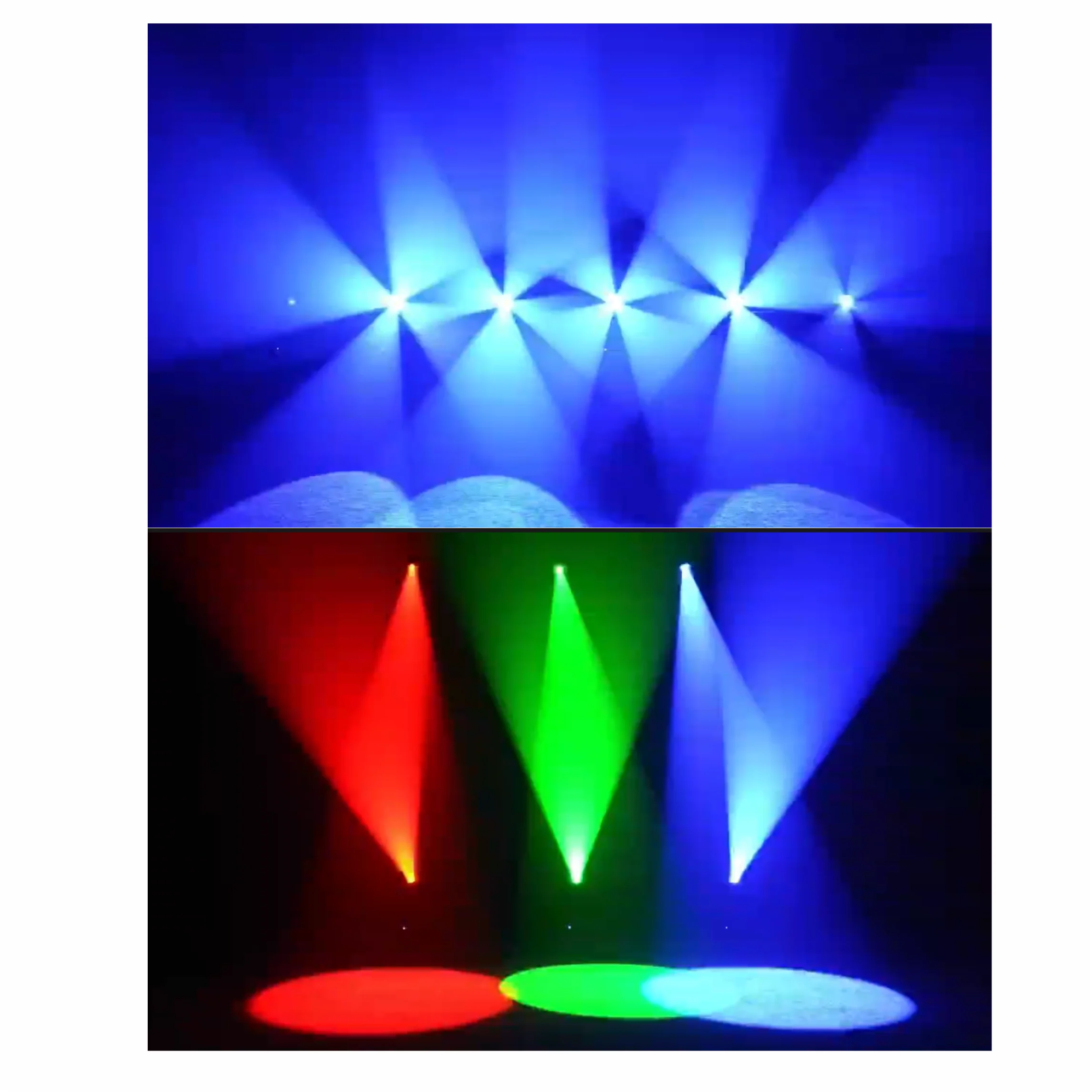 Imagem -04 - Led Moving Head Light Beam Spot Wash 3in Rgb Bar Palco Casamento Controle Dmx 512 Rdm Embalagem da Caixa 200w