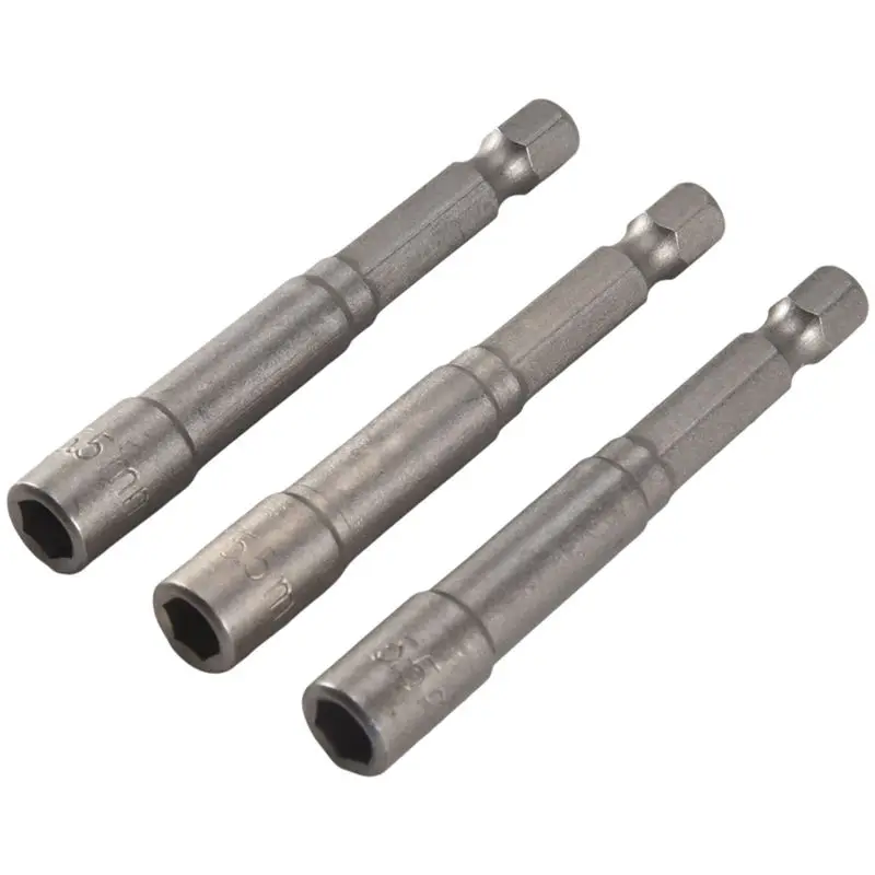 Fine Workmanship 65Mm Length 5.5Mm Hex Socket Driver Bit Magnetic Bit 3 Pcs