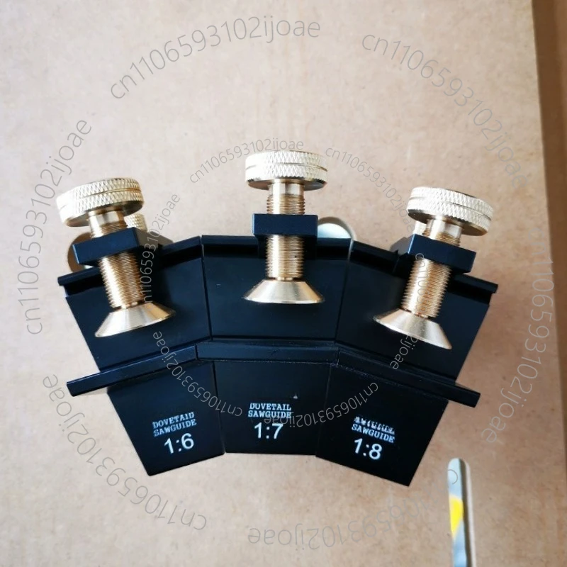 Dovetail Jig Guide 1:6 1:7 1:8 Ratio, 90 Degree Woodworking Saw Guide for Hand Cut Dovetail Joinery