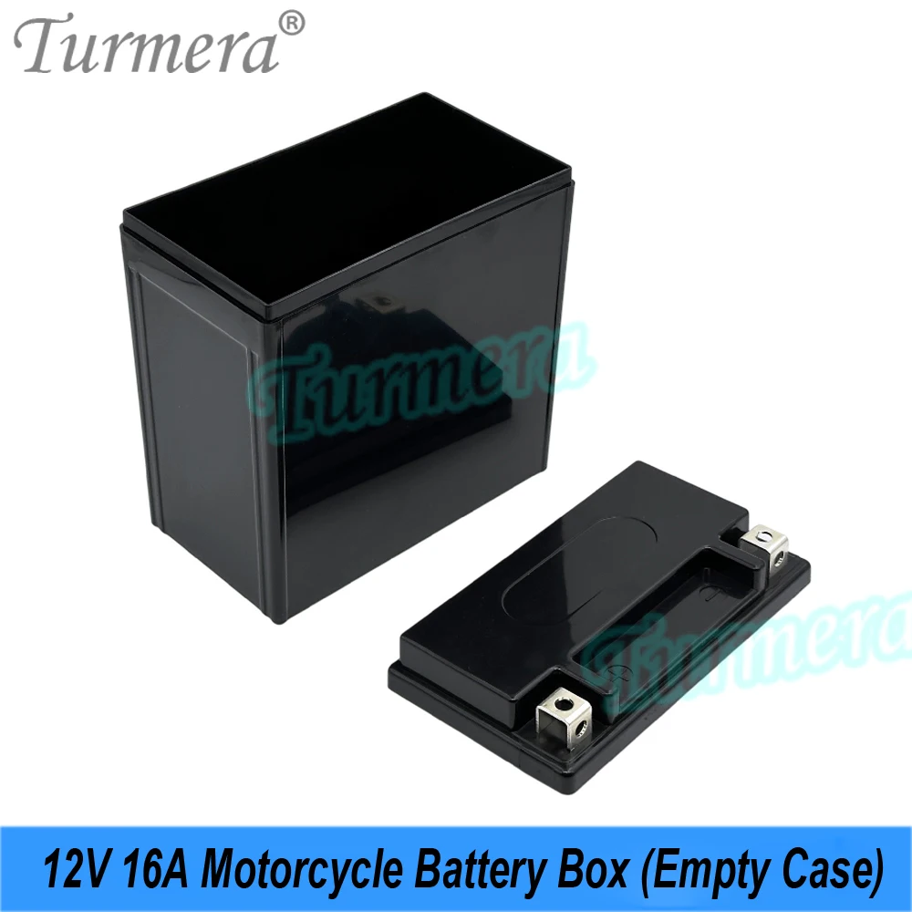 Turmera-Boîtier de batterie de moto, Lifepo4 ou batterie au lithium, utilisation au plomb, bricolage, remplacer AfricCase, 12V, 16A, 18650, 21700, 32700