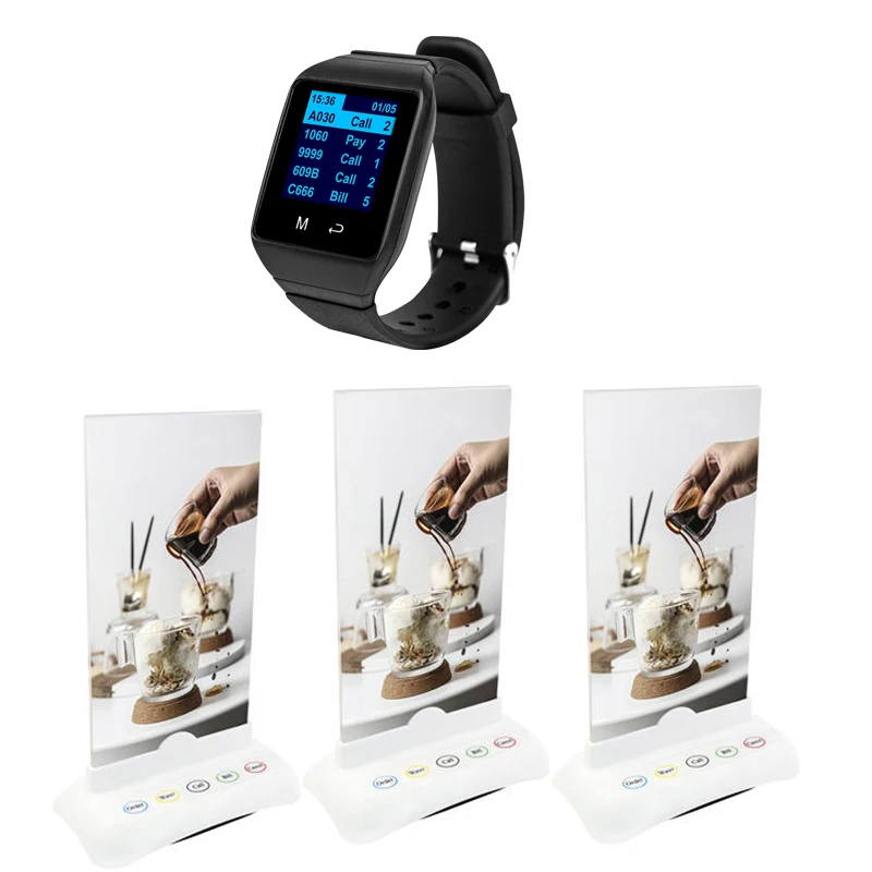 Multifunction Wireless Restaurant Call System Bell Call Buttons Emergency Hospital Clinic Cafe Bar Guest Service