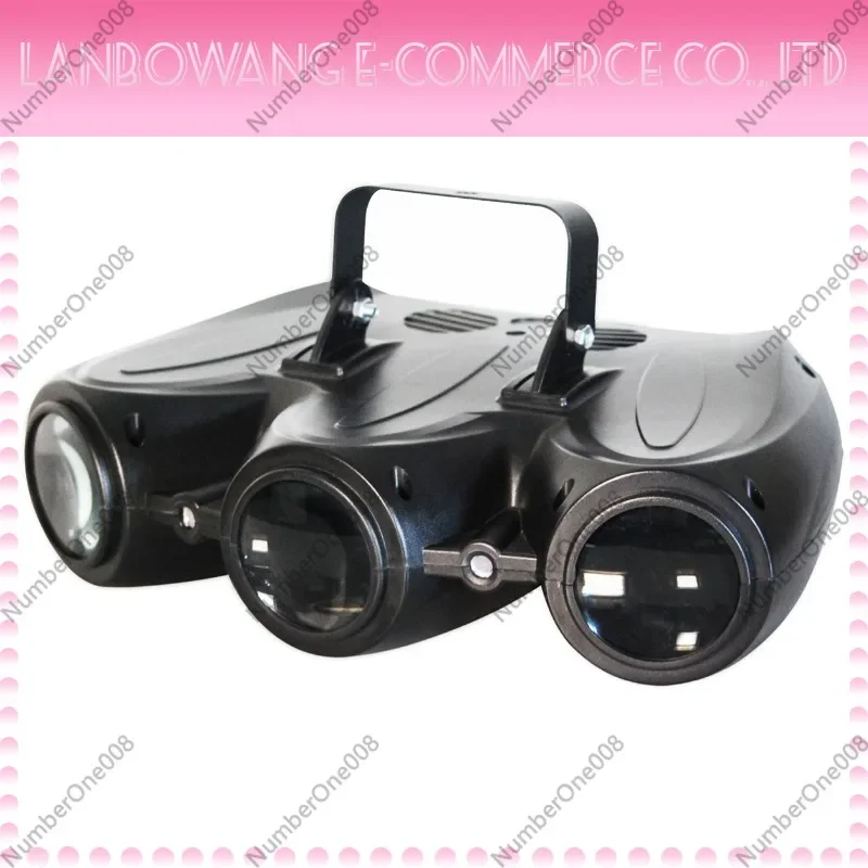 Mini UFO Stage Light, LED Airship Effect Light Projector for KTV Bar Party Disco DJ Dance, Moon Flower Moving Head Light