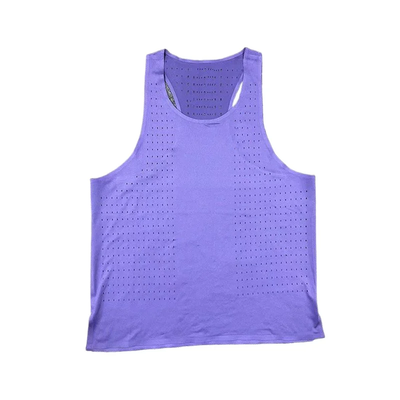 Customized LOGO Men's Marathon Track and Field Training Quick-Drying Fitness Sports Breathable Men's and Women's Couples Vest