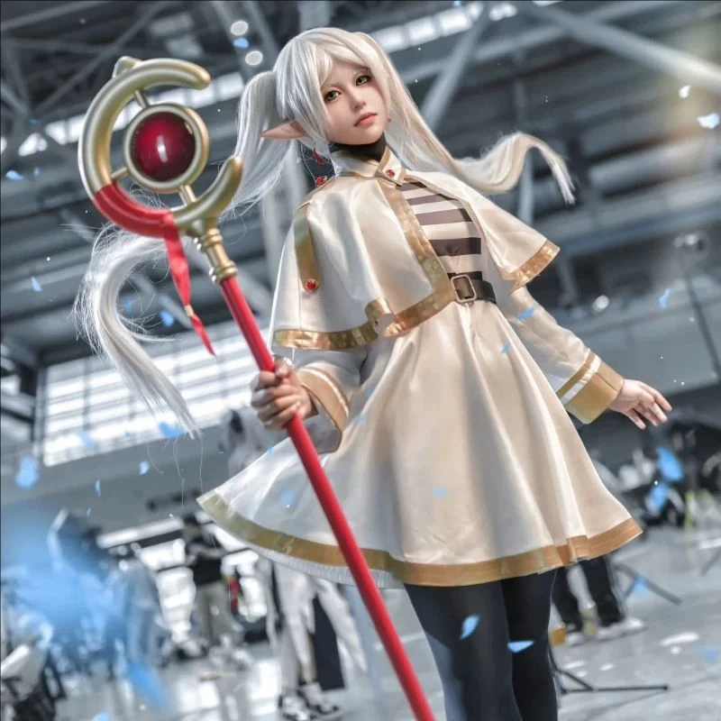 Anime Cosplay Costume Coat Shirts Outfit Fantasy Women Halloween Carnival Party ClothesProp Wig In Stock