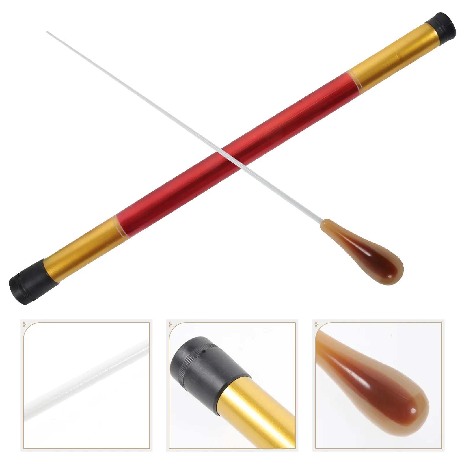 

Conductor Storage Cylinder Baton for Concerts Orchestras Students Portable Metal Accessories 120cm Long