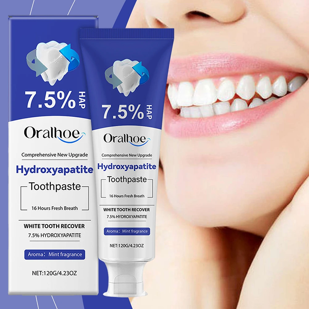 

Hydroxyapatite Toothpaste For Enamel Protection Breath Refreshing Whitening Toothpaste For Home Use
