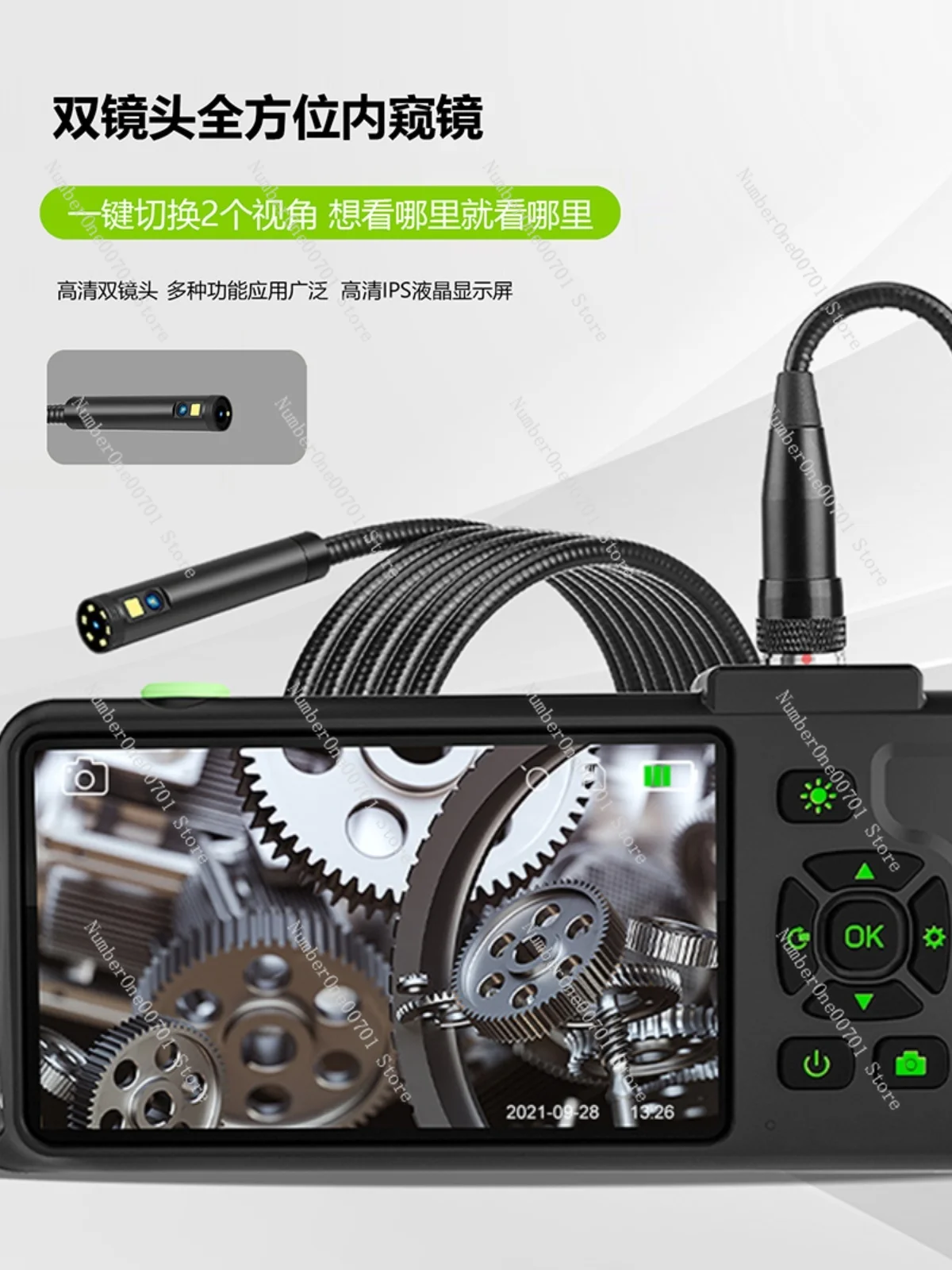 Industrial Endoscope HD Camera Car Maintenance Engine Carbon Deposit Sewer Dredging Air Conditioning Detection Probe