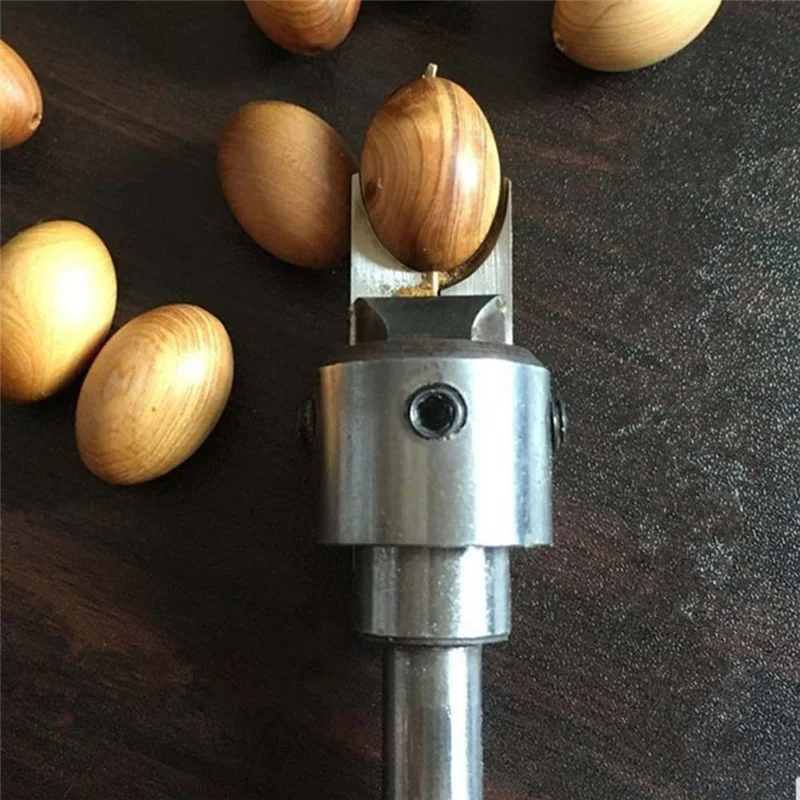 A43F-6-25Mm Pemotong Manik-Manik Kayu Bulat, Mata Bor Manik-Manik, Mata Router Bola Buddha, Pemotong Milling, Set Alat Pertukangan Kayu