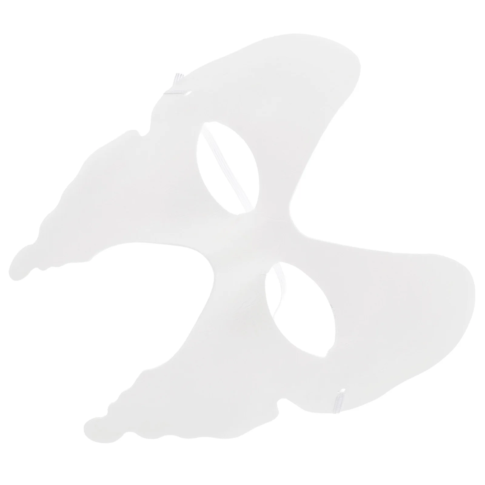 

6 Pcs Halloween Mask DIY Butterfly Masquerade Aldult Paper Party Decor White Masks Bulk Props Child Baby
