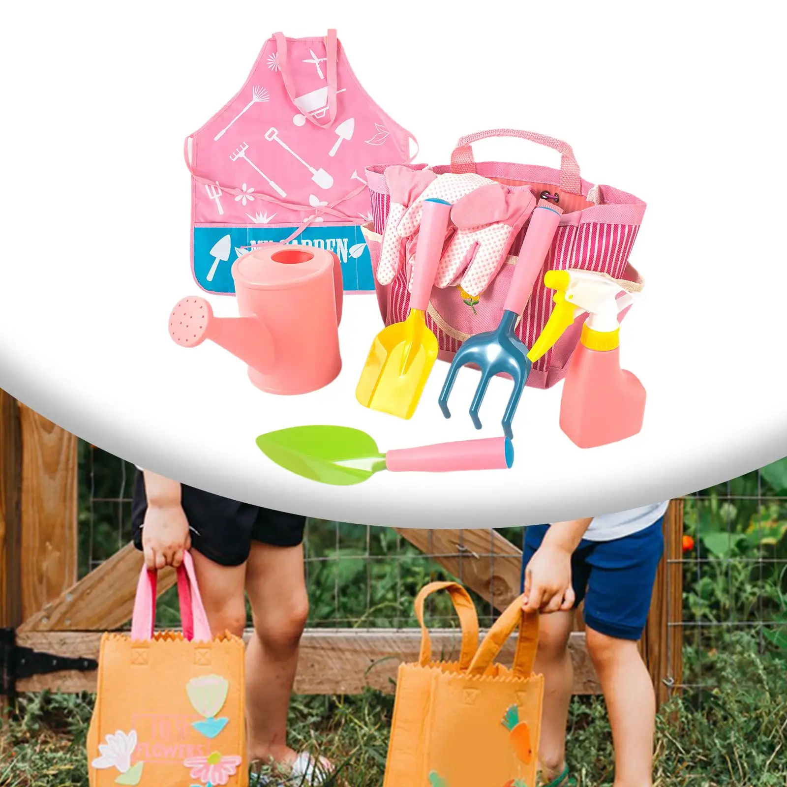 

Набор садовых инструментов для детей: перчатки, инструменты для сада и пляжа, для мальчиков