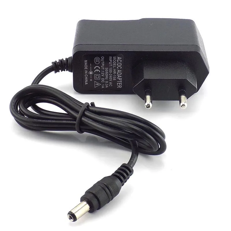 12V 1A 1000mA 100-240V AC to DC Power Adapter Supply Charger Charging Adapter for CCTV Camera LED Strip Light US/EU/AU Plug B5