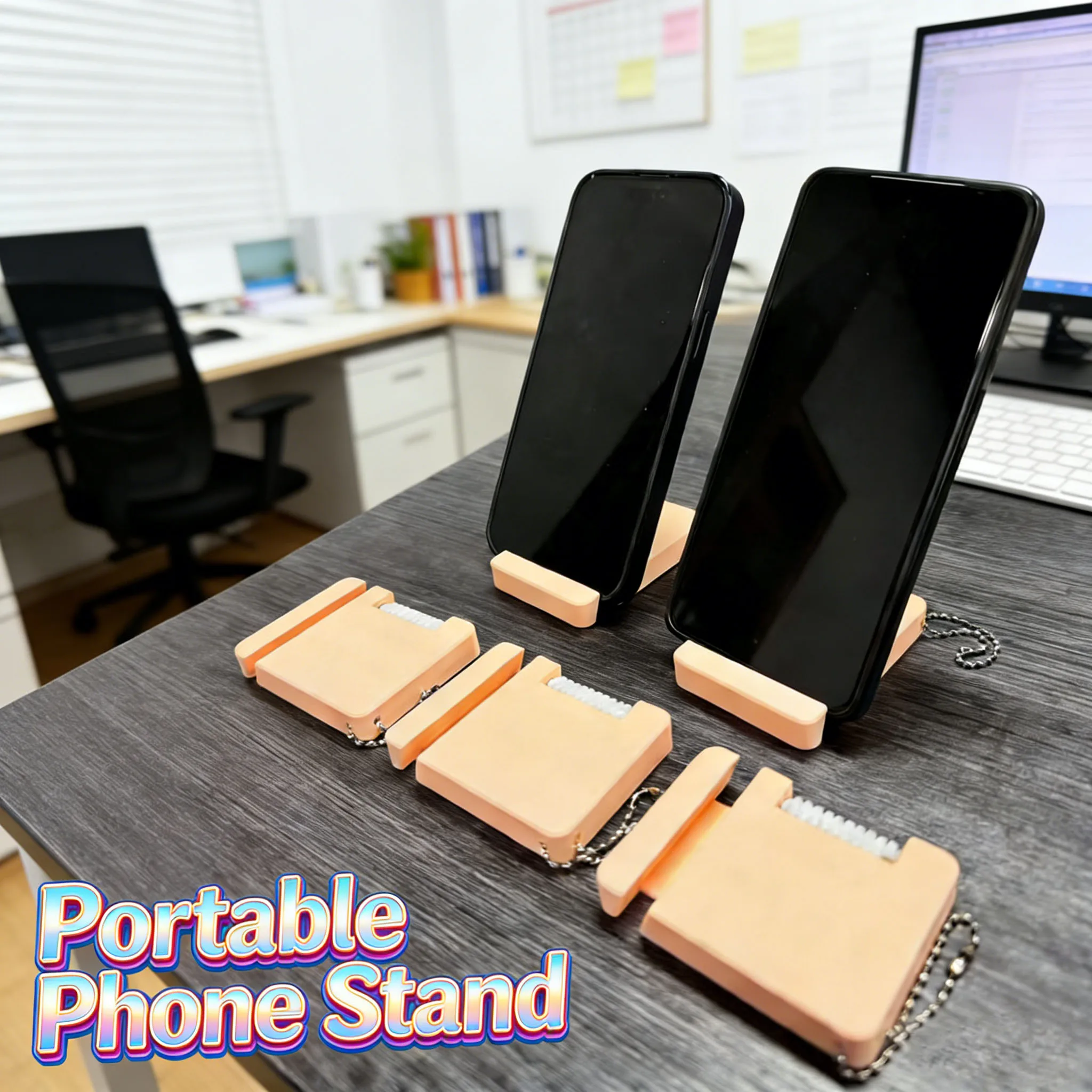 

3D-печатная подставка для телефона из экологичного материала PLA, цельная