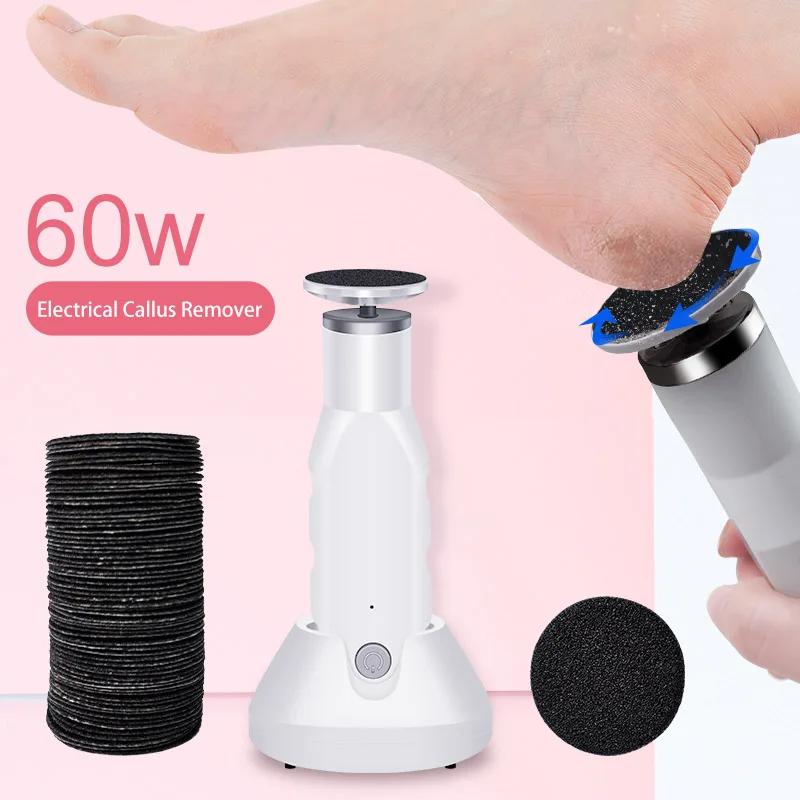New Design Foot Scrubber Hard Dead Skin Pedicure Foot File Shaver Vacuum Electric Callus Remover