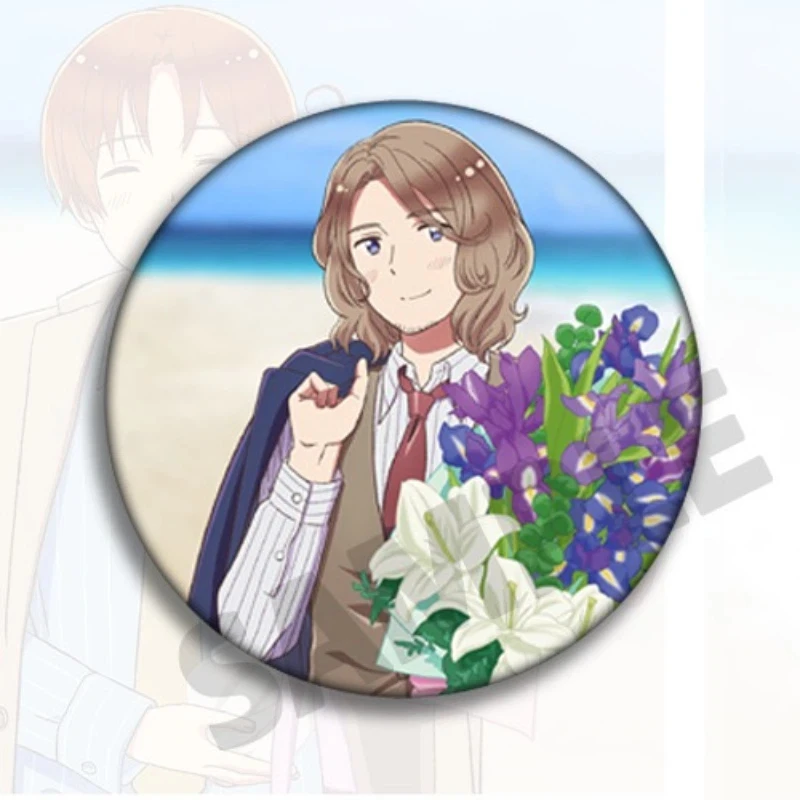 Hetalia Figure Feliciano Vargas Metal Badge Ludwig Ornament Pins Toy Francis Bonnefoy Anime Broochs Gift Fans Collection