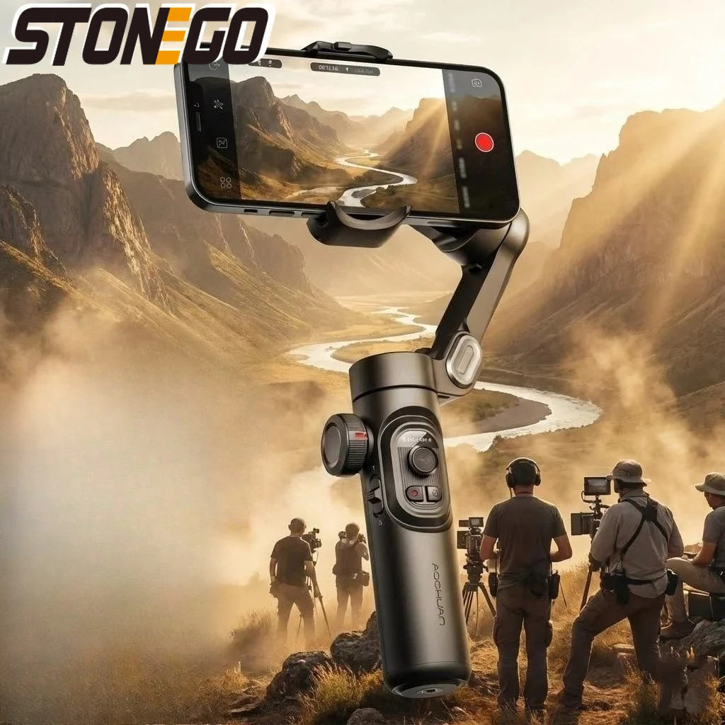 

Cell Phone Gimbal Stabilizer 3-Axis Handheld Anti-Shake Balance Shooting Selfie Stick with Face Tracking
