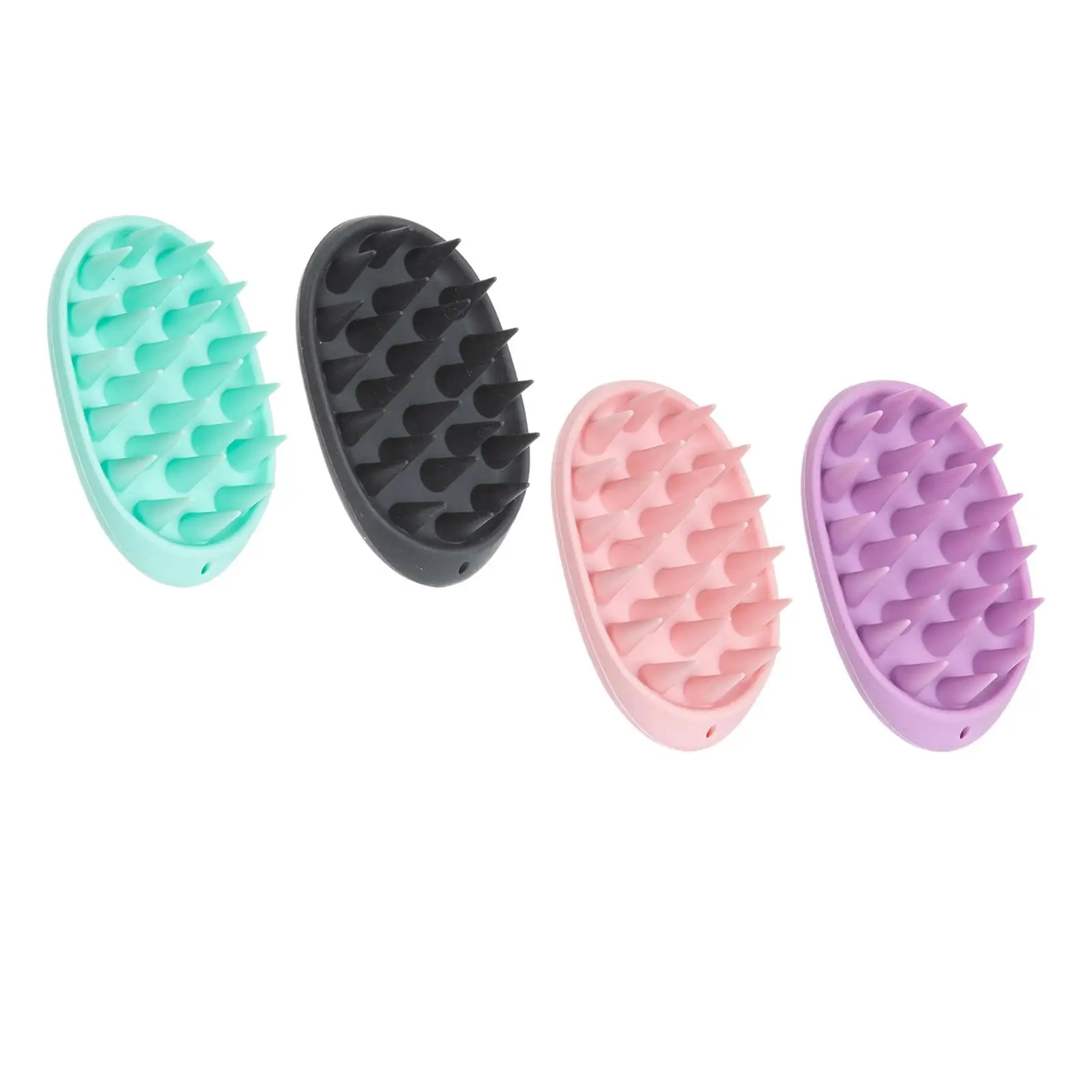 Shampoo Brush Hair Scrubber for Women Men Thick Curly Wet and Dry Hair Hotel