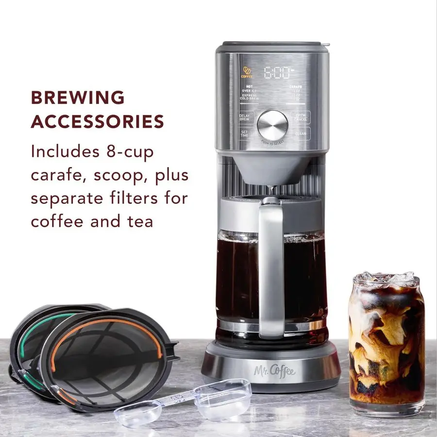 Macchina per Caffè Intelligente, Preparatore di Caffè Freddo e Infusore per Tè