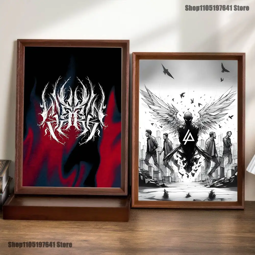 

Rock L-Linkin P-Park Band Poster Prints Wall Art Picture Painting Gift Living Room Restaurant Bar Large Dec Sticker
