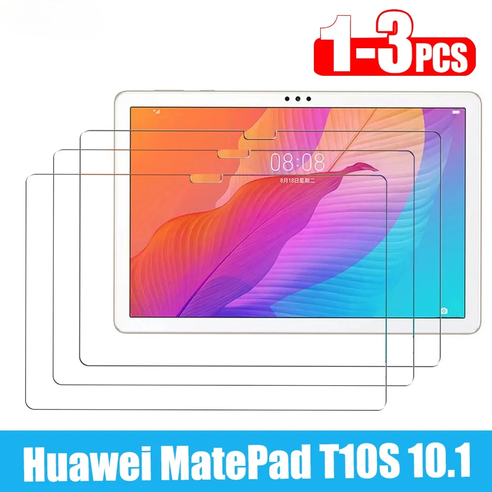 กระจกนิรภัยสําหรับHuawei Matepad T10 T10s 10.1 'หน้าจอป้องกันฟิล์มAnti-Scratchความแข็ง 9H Ultra Clearกระจกนิรภัย 2020