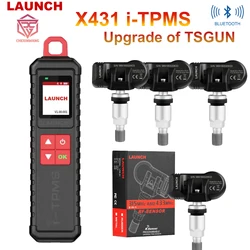 Handheld TPMS Service Tool, Upgrade TSGUN Work com X-431 Scanner ou o aplicativo i-TPMS, suporta todos os sensores de 315 MHz ou 433MHz, Launch i-TPMS