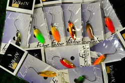 Japan Valkein Icefack 1.6g Single Hook Metal Micro Trout Makou Stream Sequins Without Barbs.