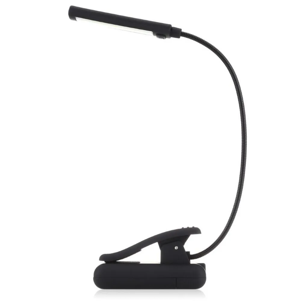 Luz LED de lectura con Clip regulable, luz nocturna portátil, 6W, USB, para ordenador portátil, Notebook, Piano, cabecera de cama, escritorio