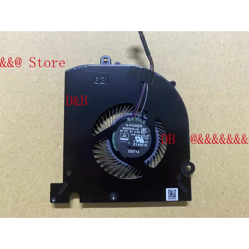 Ventilateur de refroidissement GPU d'origine pour MSI Stealth 17M MS-17R1 BS5005HS-U3I