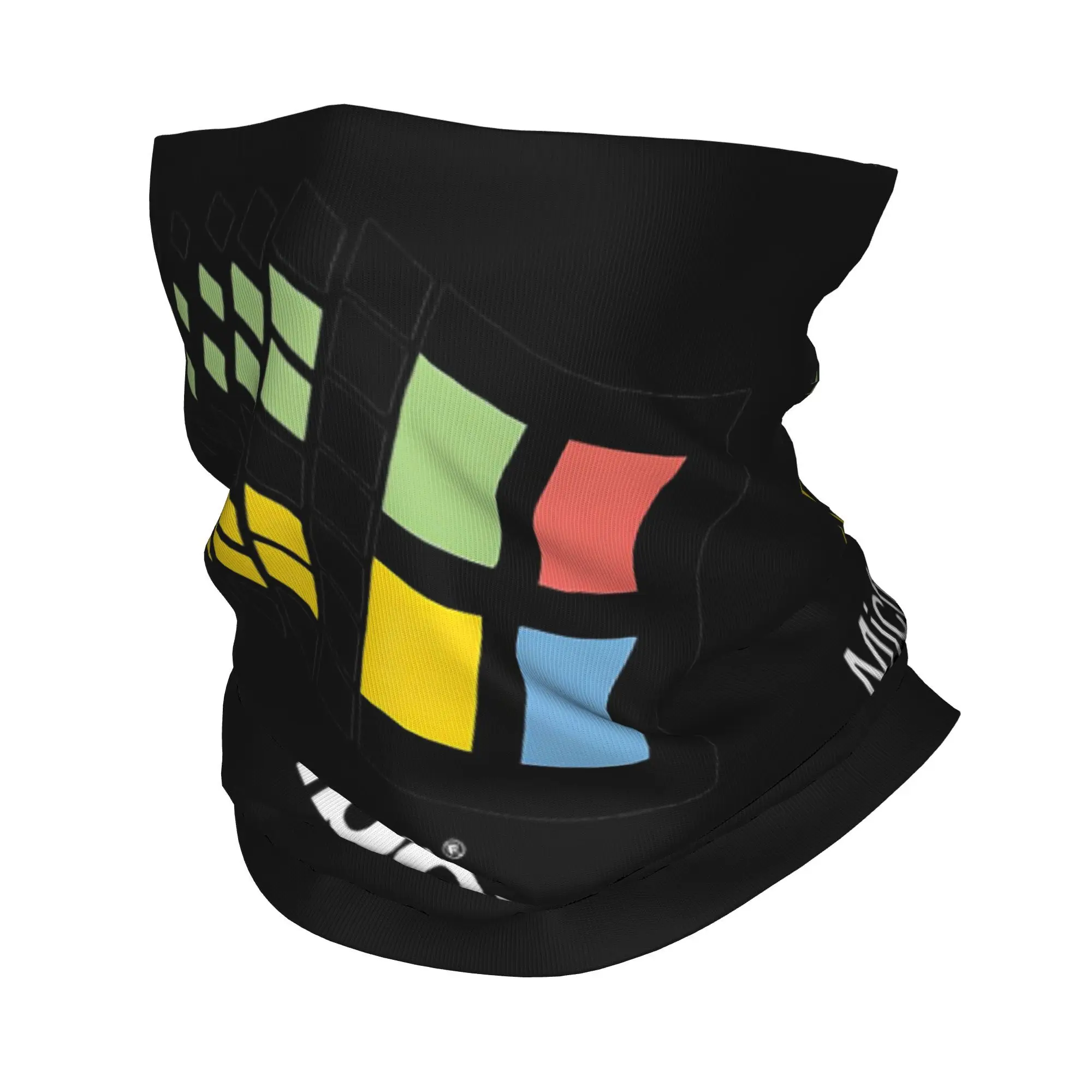 Windows 95 Geeks Nerd Mesh Bandana Copricollo Stampato Wrap Mask Sciarpa Passamontagna multifunzione Escursionismo Pesca Unisex Adulto