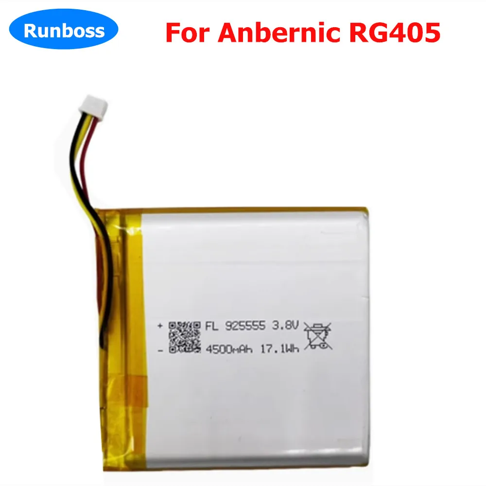 

New 3.7V 4500mAh Li-Ploymer Battery For Anbernic RG405 Game Console Open Source Console Handheld