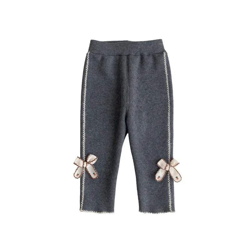 Girls Fleece Leggings Children Autumn and Winter Thickened One-piece Velvet for Long Outer Wear Winter Warm Pants for Baby Girls