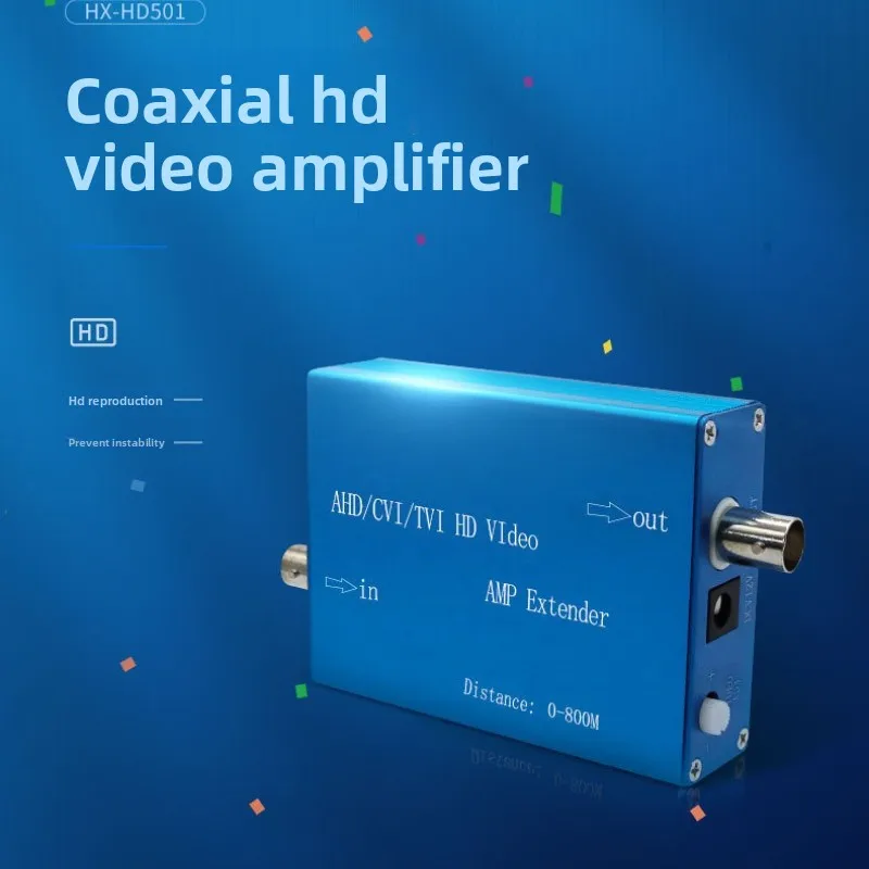 

800M AHD CVI TVI HD усилитель видеосигнала 1080P 720P коаксиальная камера видеонаблюдения удлинитель коаксиального кабеля