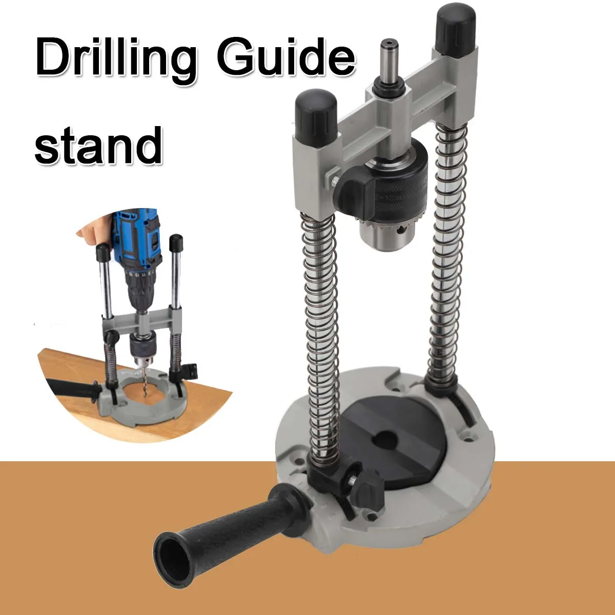 Drill Frame Bracket 45-90° Adjustable Drilling Guide Stand  Positioning Bracket for Electric Drill