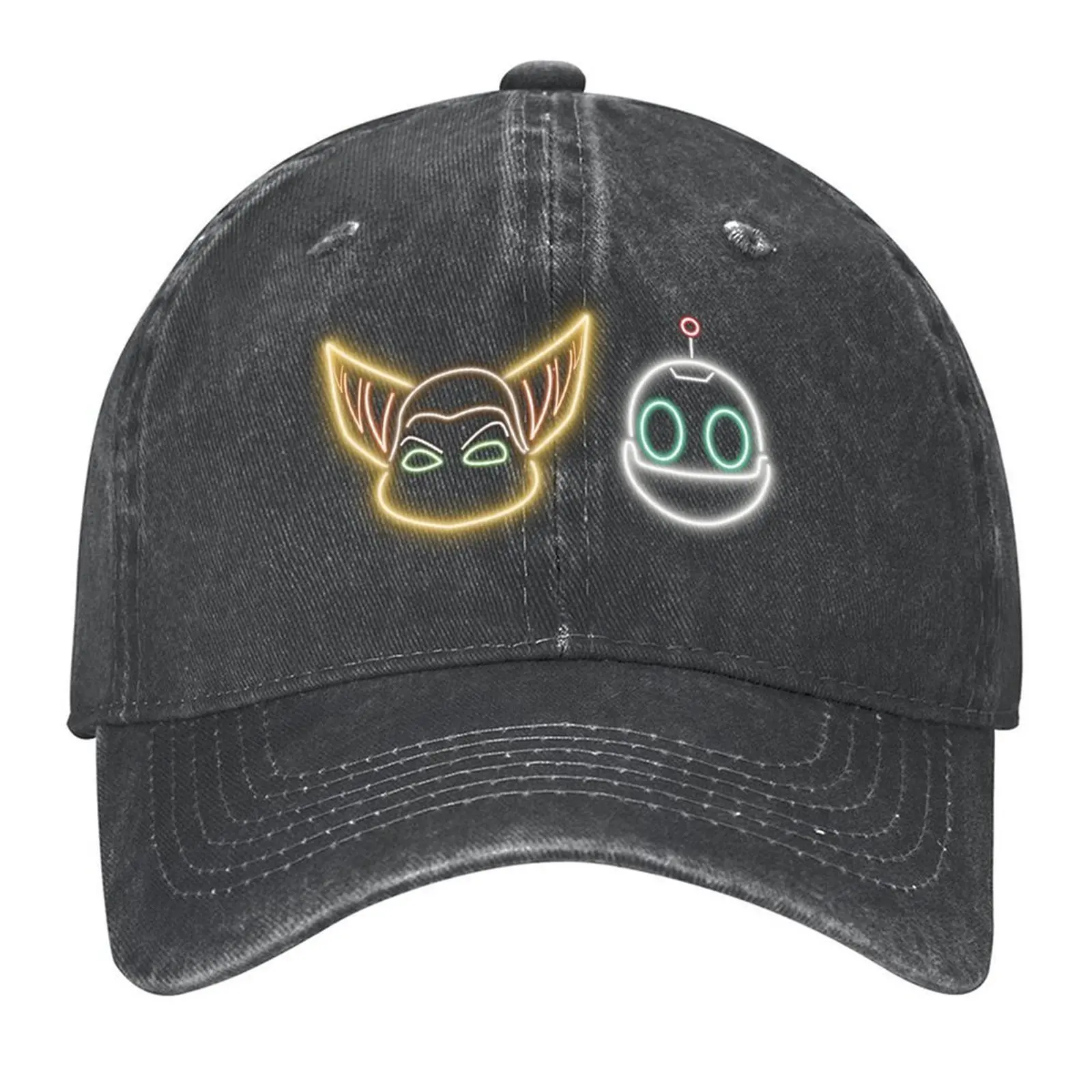 

Ratchet and Clank Neon Sign Baseball Cap Luxury Hat western Hat Visor fishing caps man Boy Women's