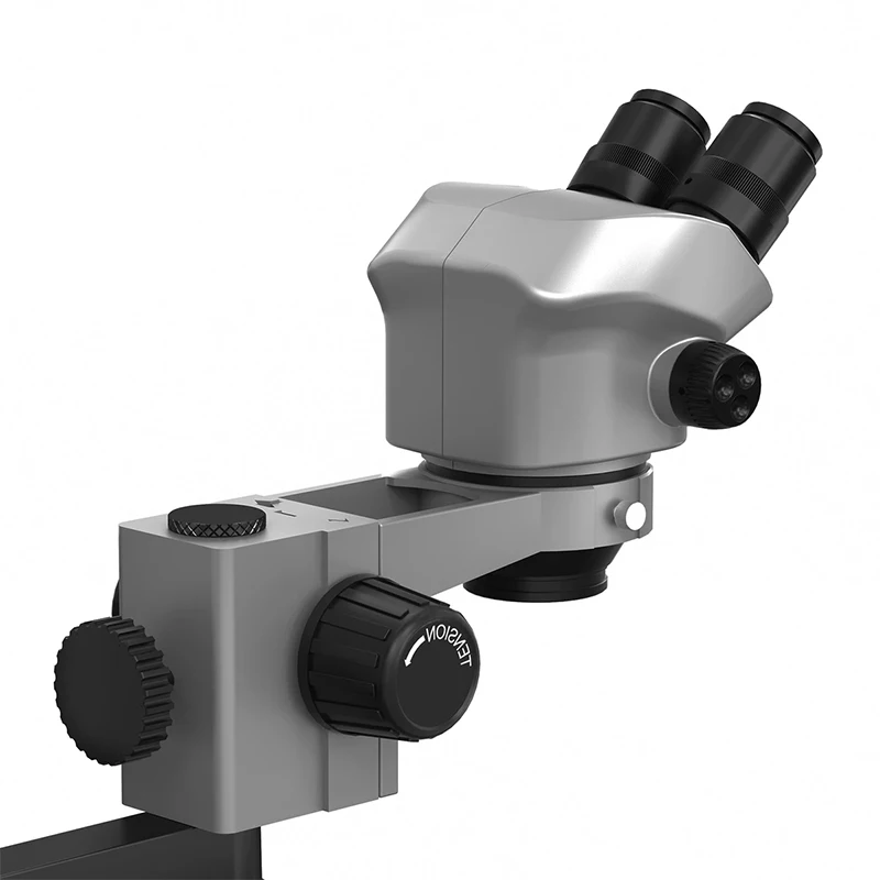 WCI3-7050LZ 7-50X Binocular Microscope with Desktop Stand WF10X/22 Eyepiece 100mm Work Distance for Electronics Soldering