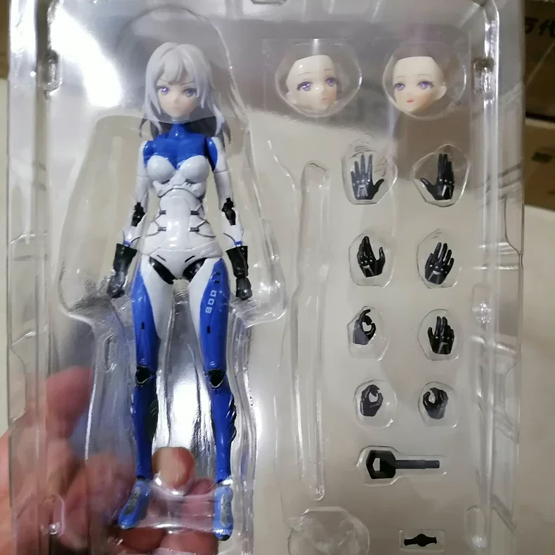 

In Stock Romankey X VTOYS 1/12 Scale Female Soldier Stick Archer Muse 6inch Mobile Suit Girl Doll Collection