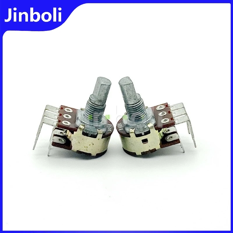 

3PCS 16 Type Vertical Bent Leg Double B50K Amplifier Audio HiVi Speaker Treble And Bass Volume Potentiometer