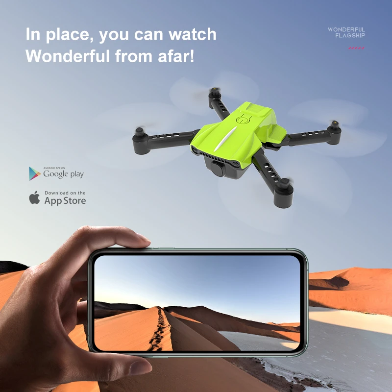 Xiaomi Mini Drone K10, pesawat nirawak kamera HD 8K FPV RC Profesional RTF quadoter dapat dilipat penghenti halangan Drone WiFi hadiah mainan 9000M